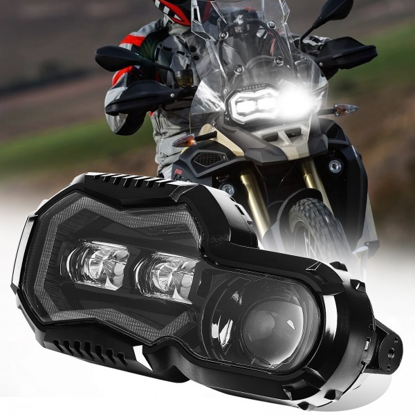 AUDEXEN 200W LED Headlight Assembly with Angel Eye...