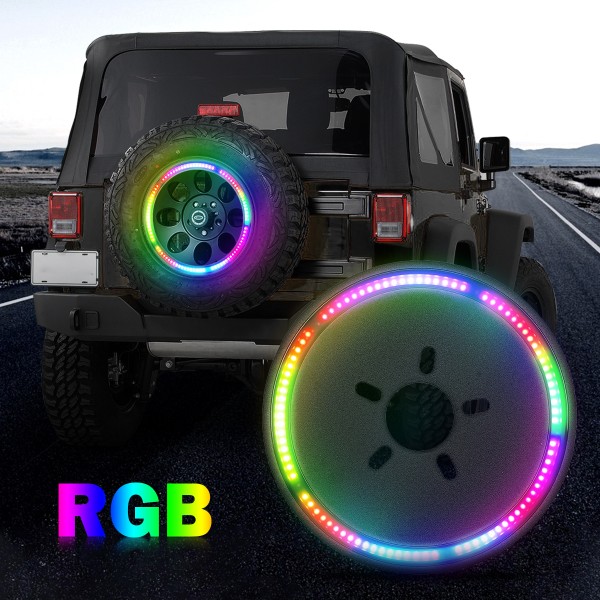 AUDEXEN RGB Third Brake Light, RGB Spare Tire Ligh...
