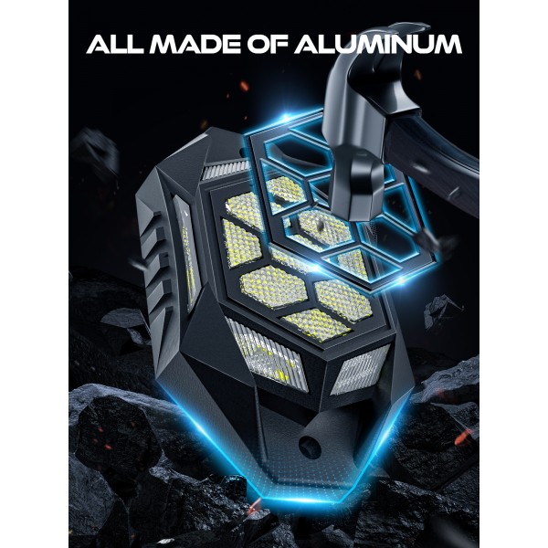 AUDEXEN 4 Pods RGBW LED Rock Lights Kit - with Brake Light & Turn Signals, Underglow Multicolor Neon Light Pod Compatible with Truck 4X4 Off-Road for Jeep UTV ATV RZR SUV Accessories