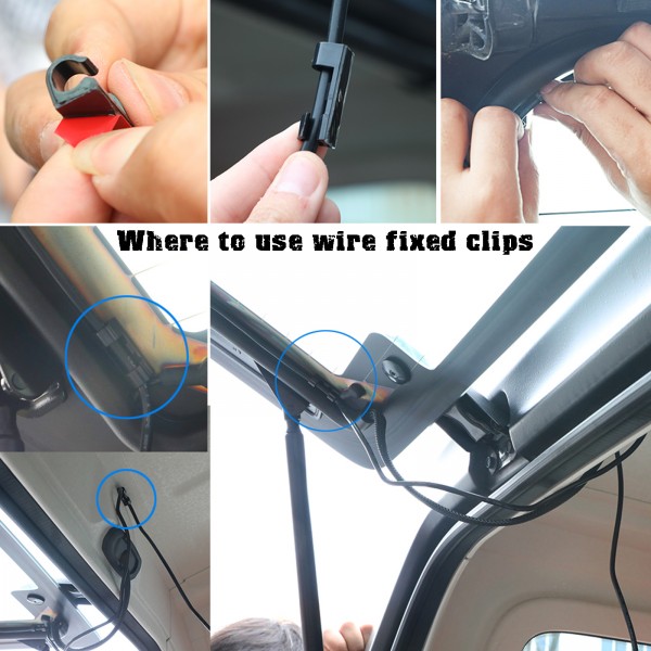 AUDEXEN LED Trunk Light Compatible with Jeep Wrangler JL JLU 2018-2024, LED Cargo Light with White light and Flash Amber Warning Light, Direct Plug in Cigarette Lighter Socket
