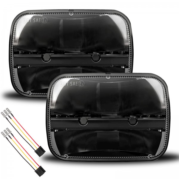 AUDEXEN Square 5x7 / 6x7 Inch Led Headlight High L...