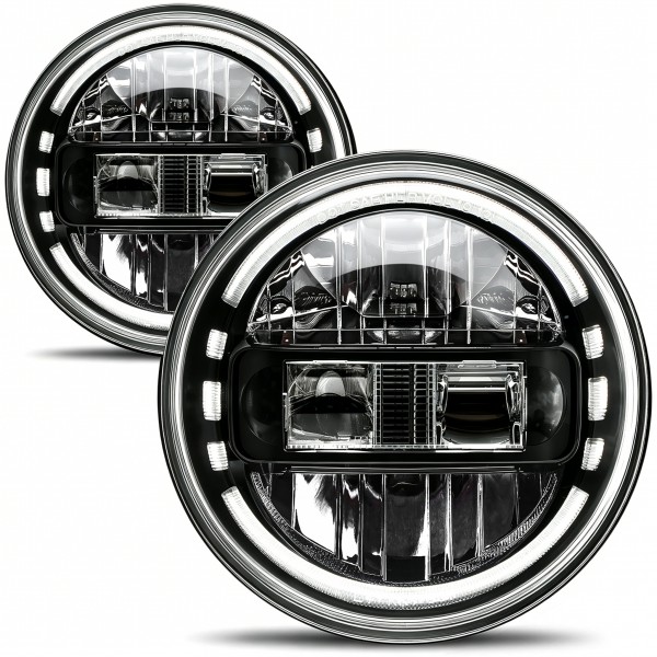 7 Inch LED Headlights for Jeep Wrangler JK JKU TJ ...