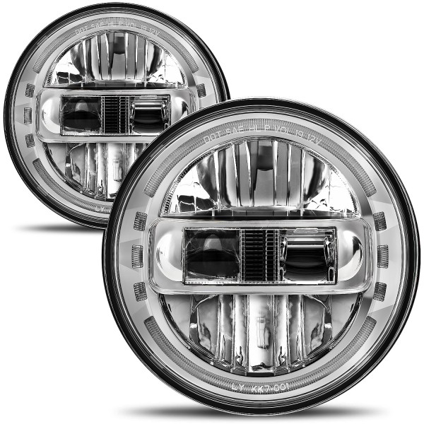 AUDEXEN 7 Inch LED Headlights for Jeep Wrangler JK...