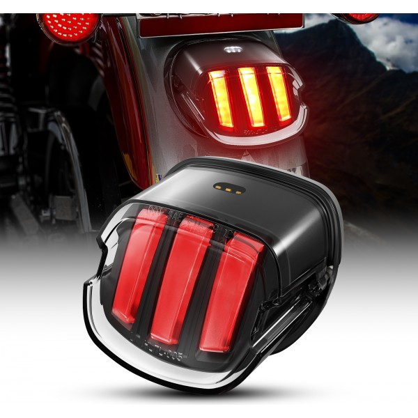 LED Brake Tail Light for Harley Dyna Sportster Tou...