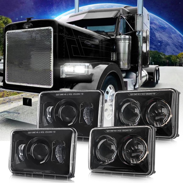 120W 7x6 5x7 LED Headlights Unique “Diamond” R...