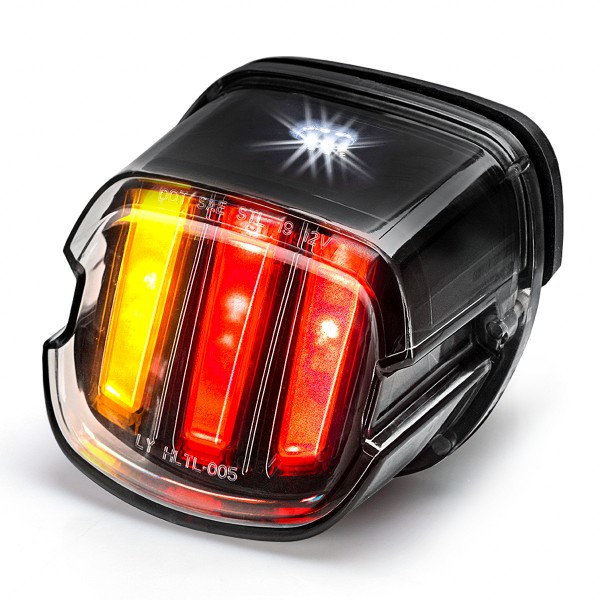 Led Tail Light for Harley [Eagle Claw Design] DOT Approved with Brake Running Light Left and Right Turn Signal Compatible with Harley Sportster Dyna Softail Touring Road Glide Road King, 1 PCS