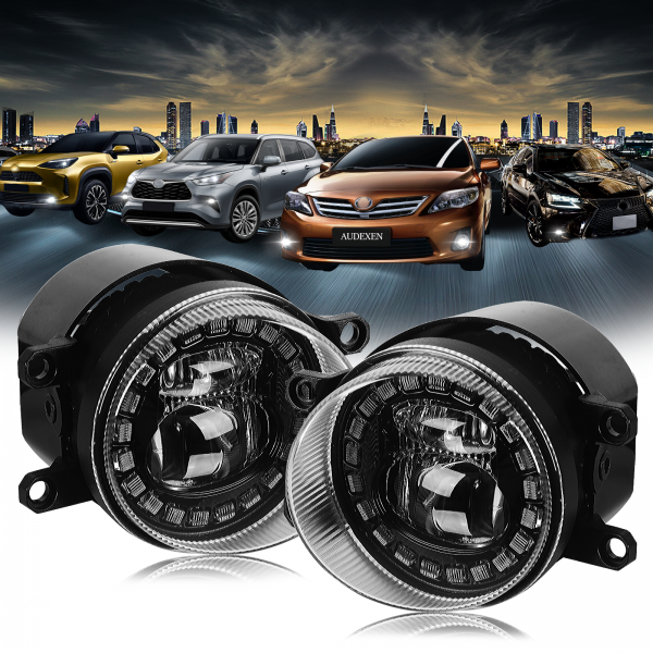 AUDEXEN LED Fog Lights Compatible with Toyota Camr...