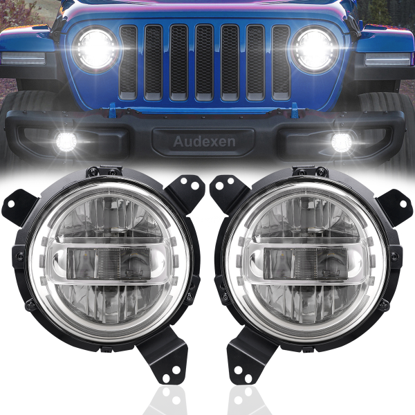 Jeep JL Headlights = Jeep 7 Inch Headlights + JL H...