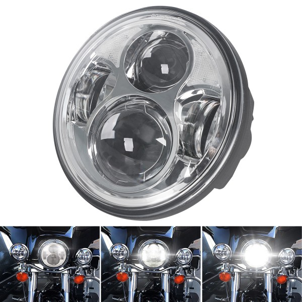 5-3/4 Inch Round Headlight, 5.75 Inch Led Headligh...